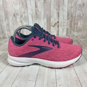 Brooks Launch 7 Women's‎ Running Shoes Pink Teal Size 9 Athletic Sneakers